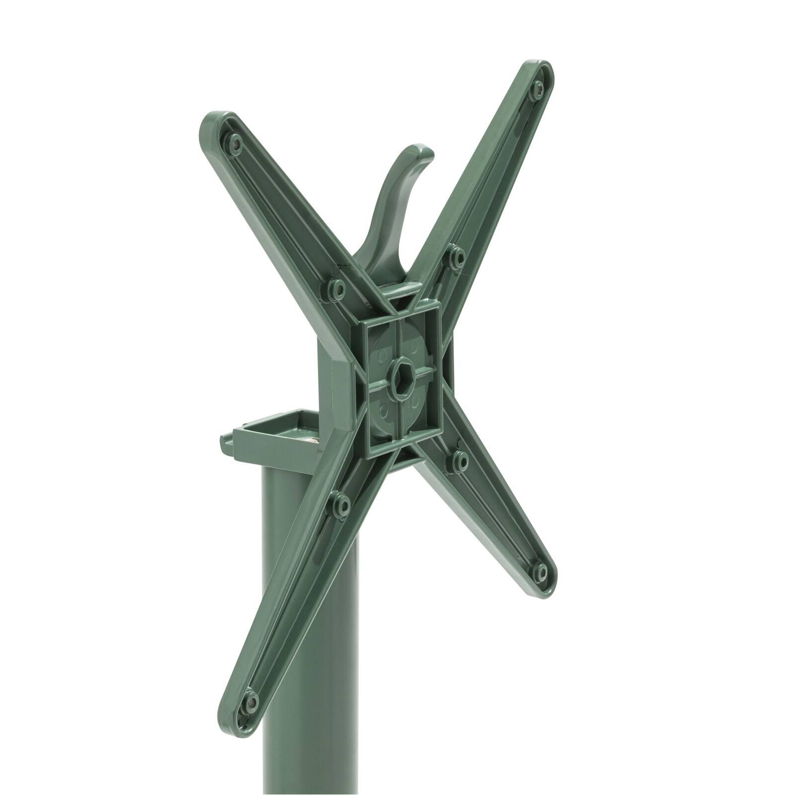 Table haute 60x60 cm inclinable en aluminium
