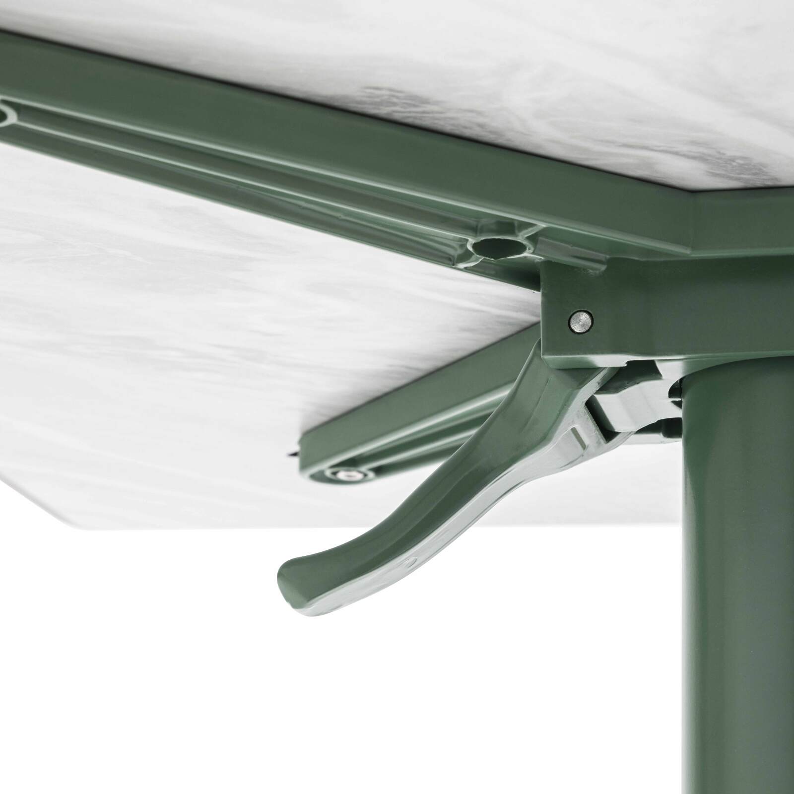 Pied pour table avec système inclinable 108 cm en aluminium