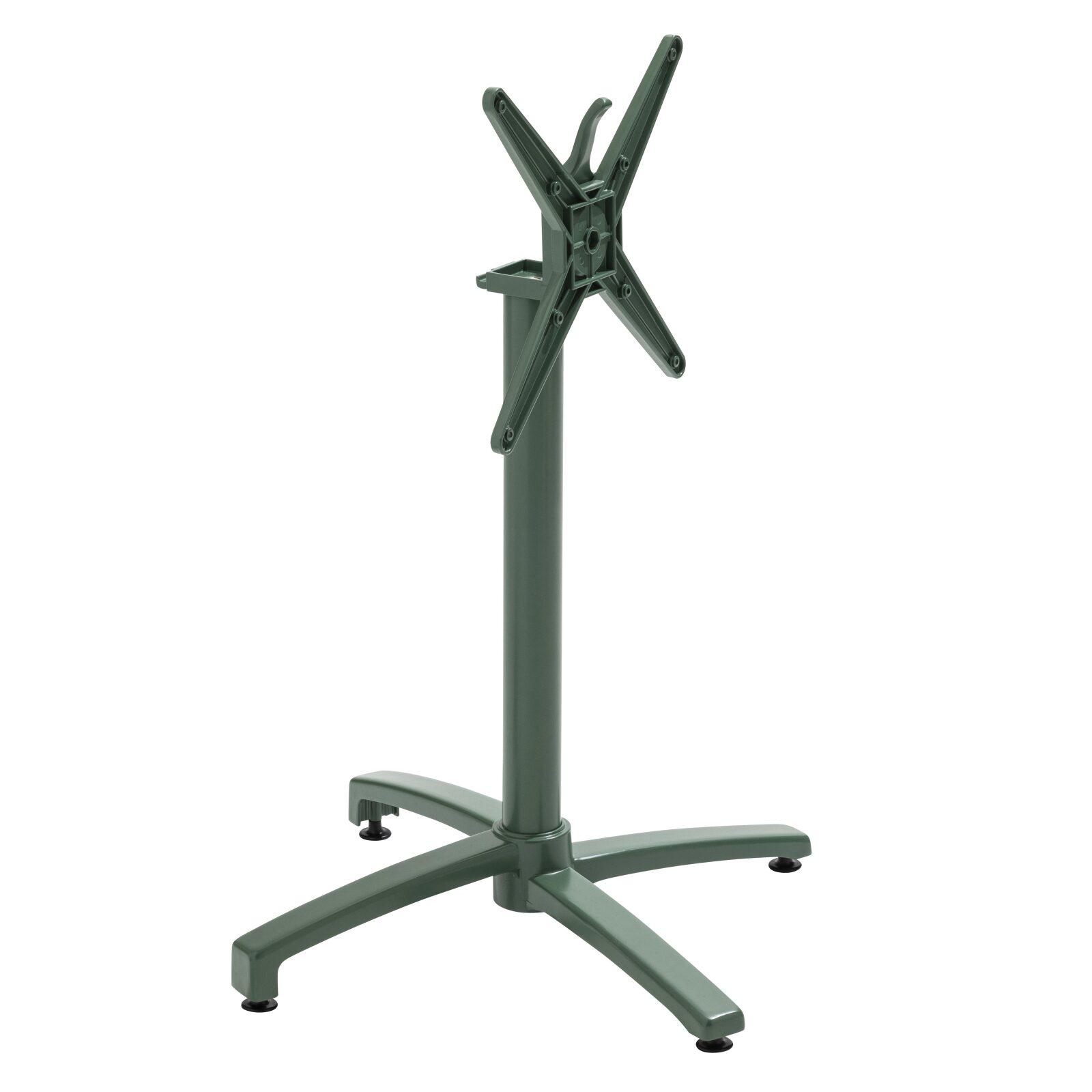 Pied de table avec système inclinable 72 cm en aluminium