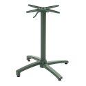 Pied de table avec système inclinable 72 cm en aluminium