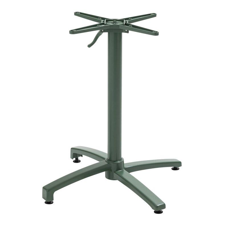 Pied de table avec système inclinable 72 cm en aluminium