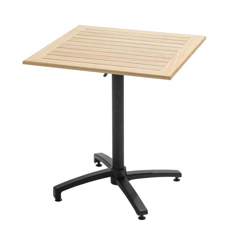 Plateau de table carré 70 x 70 cm en bois