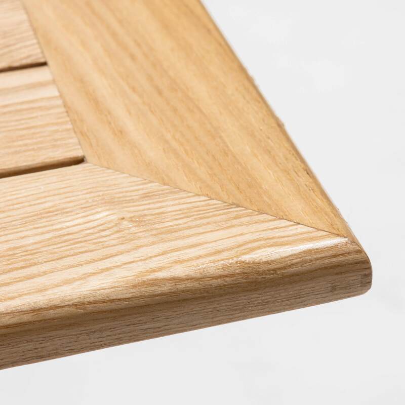 Plateau de table carré 70 x 70 cm en bois