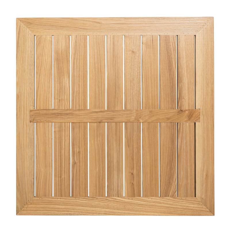 Plateau de table carré 70 x 70 cm en bois