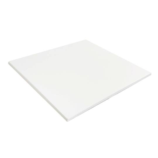 Plateau de table carré stratifié moulé 60 x 60 cm | Oviala