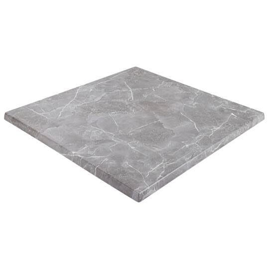 Plateau de table carré stratifié moulé 60 x 60 cm | Oviala