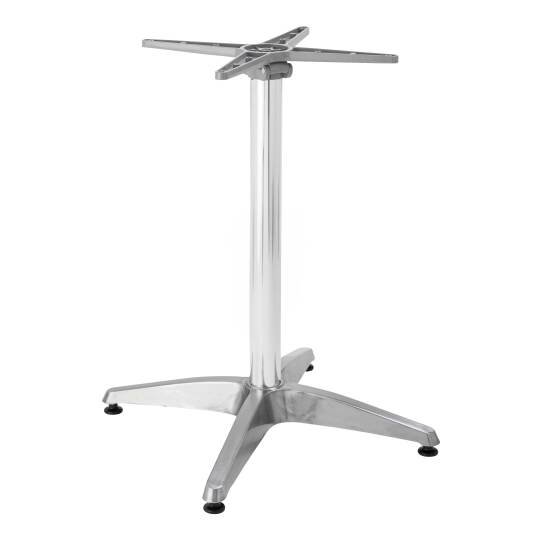 Pied de table avec système inclinable 72 cm en aluminium | Oviala