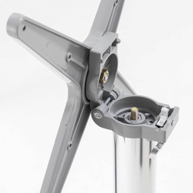 Pied de table avec système inclinable 72 cm en aluminium