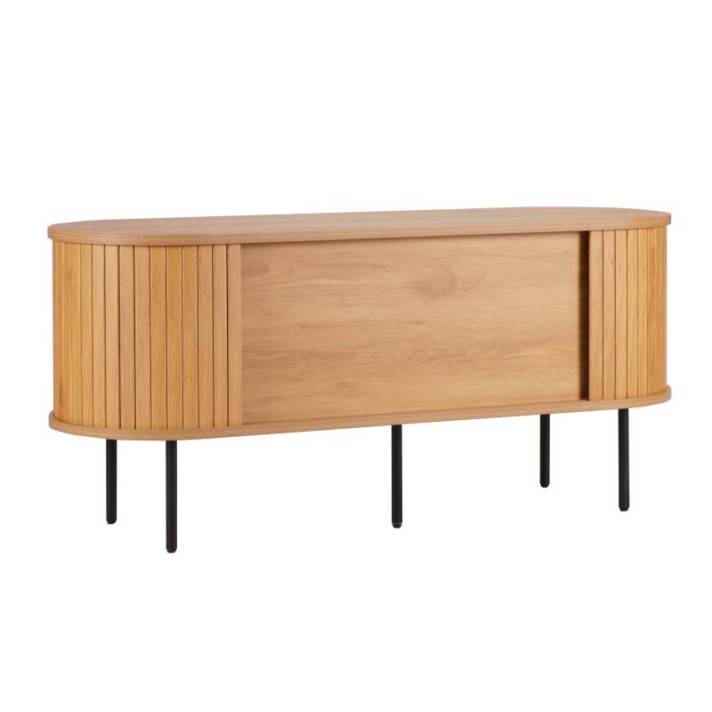 Meuble TV en mélaminé et acier 120 cm (5/7)