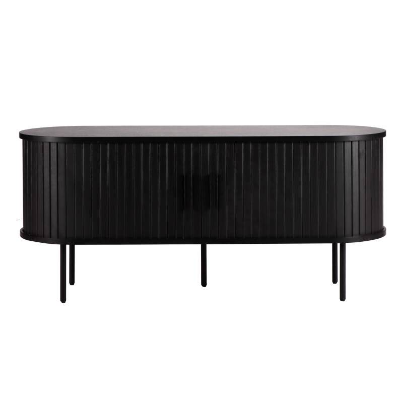 Meuble TV en mélaminé et acier 120 cm (3/7)