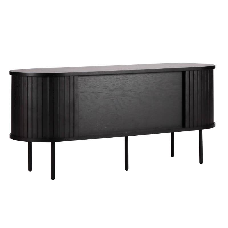 Meuble TV en mélaminé et acier 120 cm (5/7)