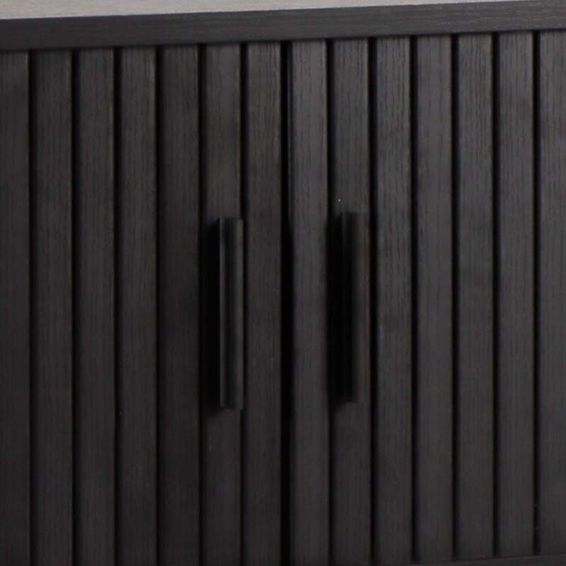 Meuble TV en mélaminé et acier 120 cm (4/7)