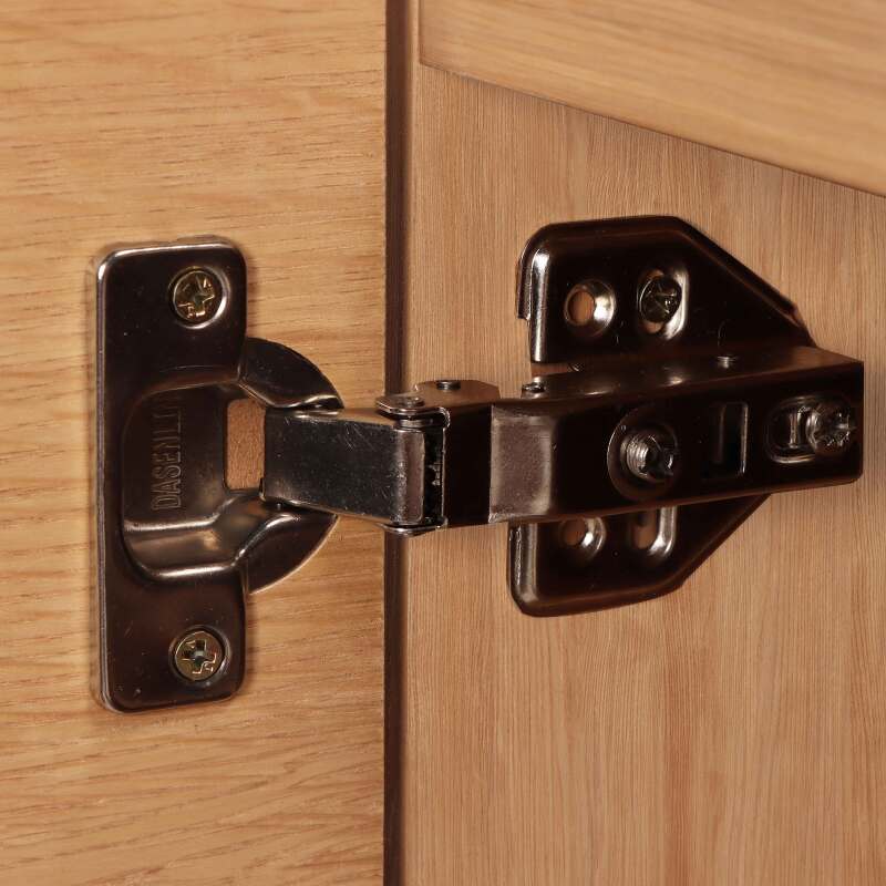 Buffet 3 portes en mélaminé effet bois (5/6)