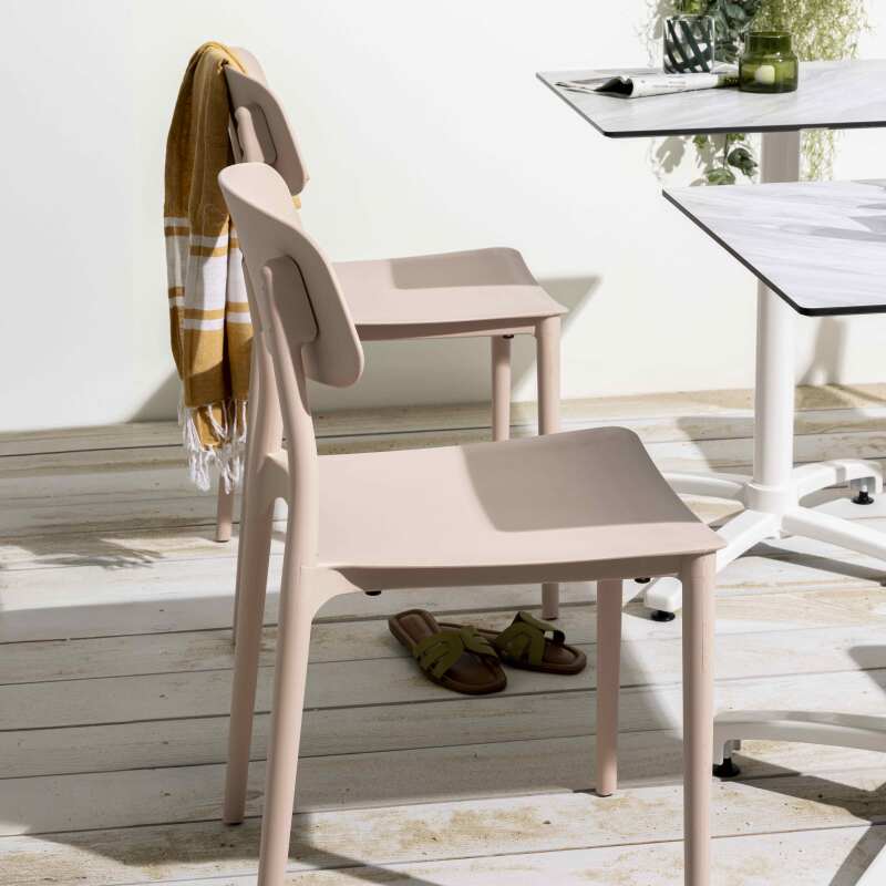 Chaises de jardin en plastique - Lot de 2 (2/7)