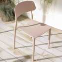 Chaises de jardin en plastique - Lot de 2
