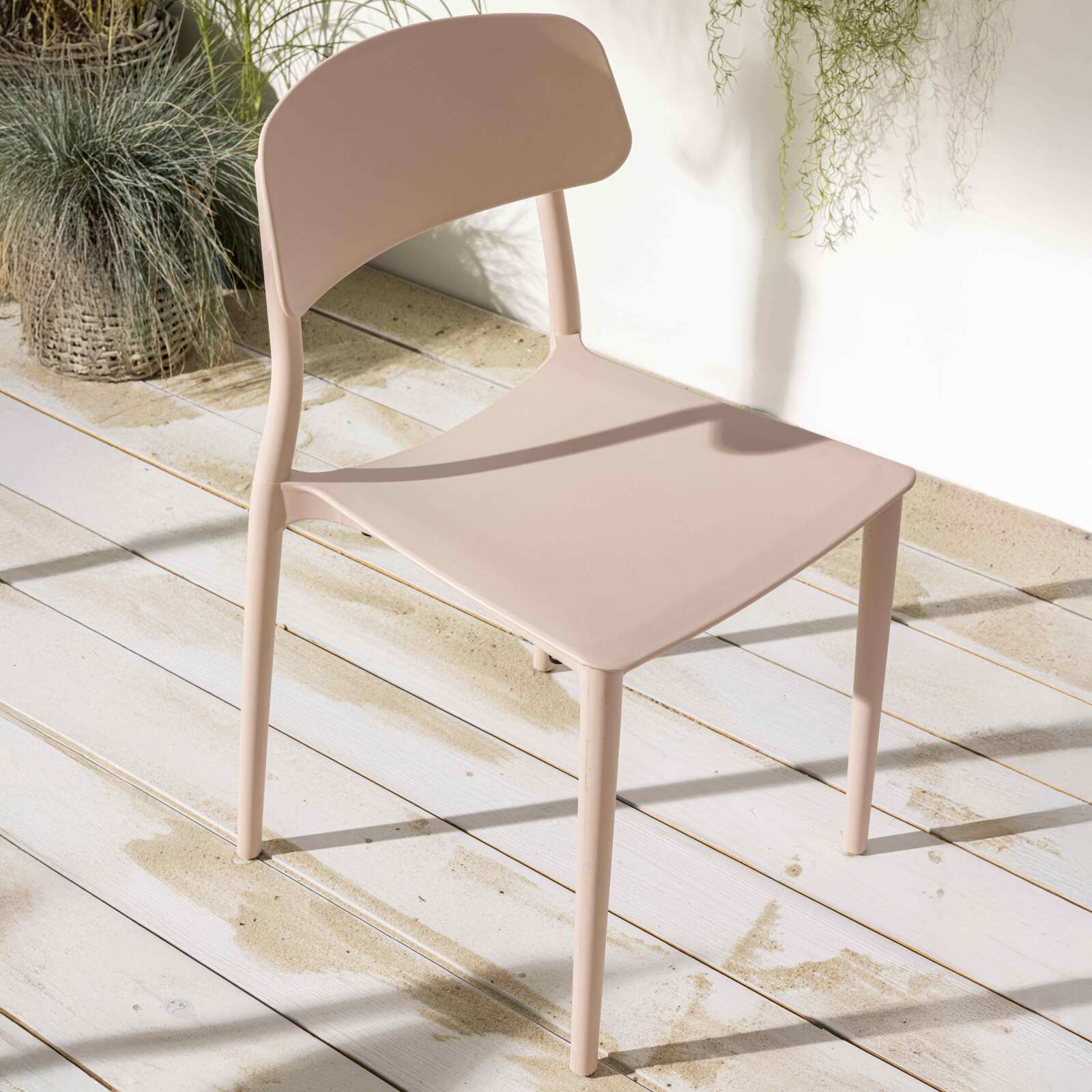 Chaises de jardin en plastique - Lot de 2