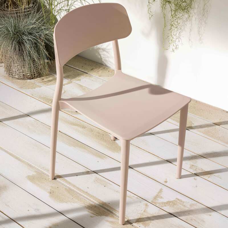 Chaises de jardin en plastique - Lot de 2