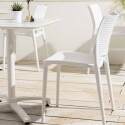 Chaise de jardin ajourée en plastique