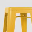 Lot de 4 tabourets de bar mat