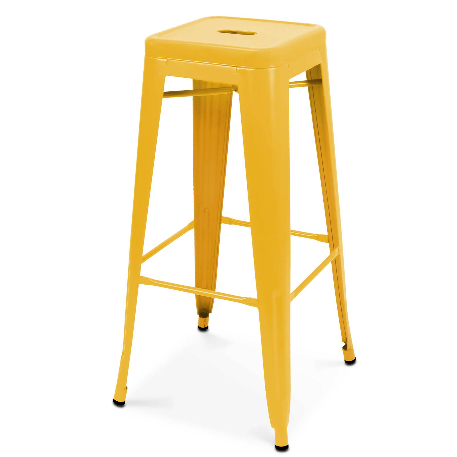Lot de 4 tabourets de bar mat