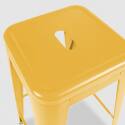 Lot de 4 tabourets de bar mat