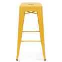 Lot de 4 tabourets de bar mat