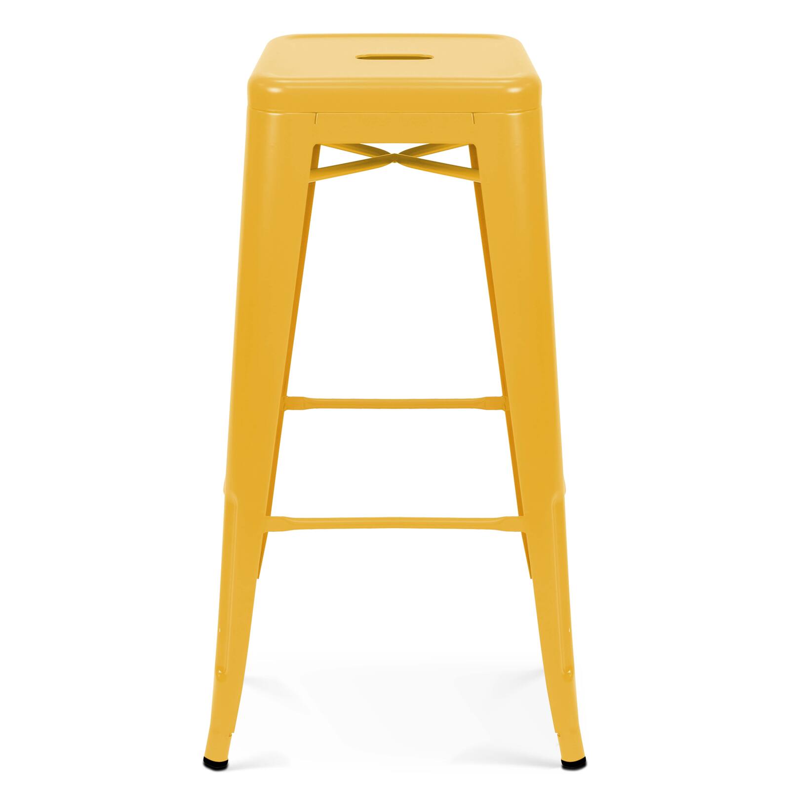 Lot de 4 tabourets de bar mat