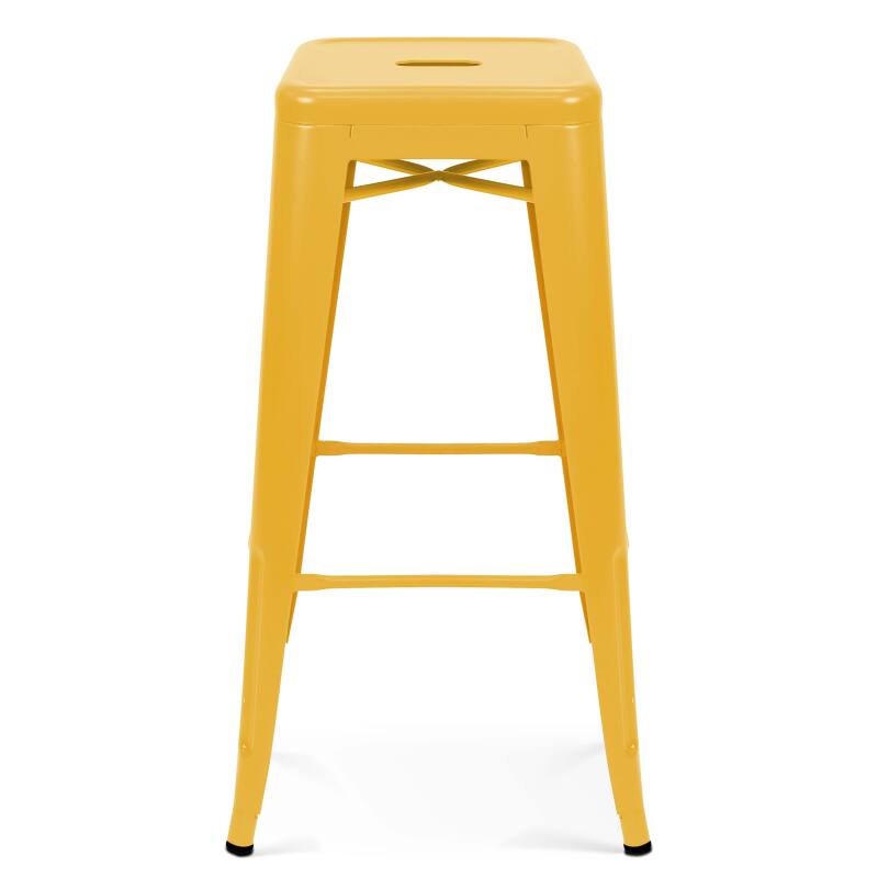 Lot de 4 tabourets de bar mat (5/6)