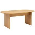 Table à manger avec plateau en panneau de particules et MDF décor mélaminé FSC® 8 personnes
