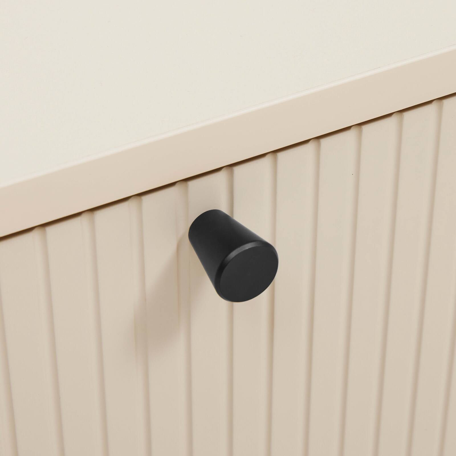 Meuble TV en acier et MDF décor mélaminé FSC® 150 cm