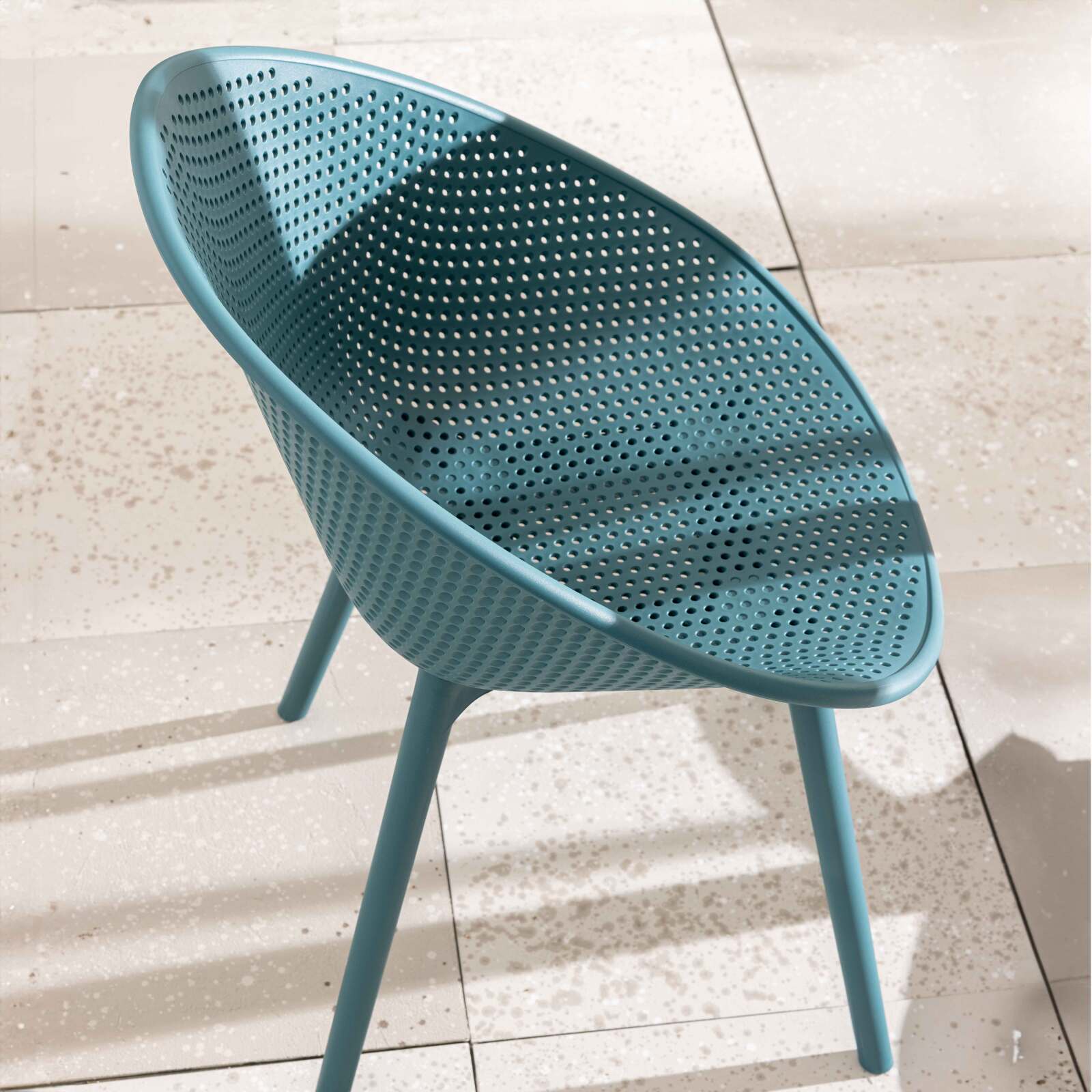 Chaises de jardin en plastique - Lot de 4