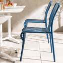 Chaise de jardin design en aluminium