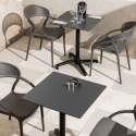 Chaises de jardin en plastique - Lot de 4