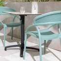 Chaises de jardin en plastique - Lot de 4
