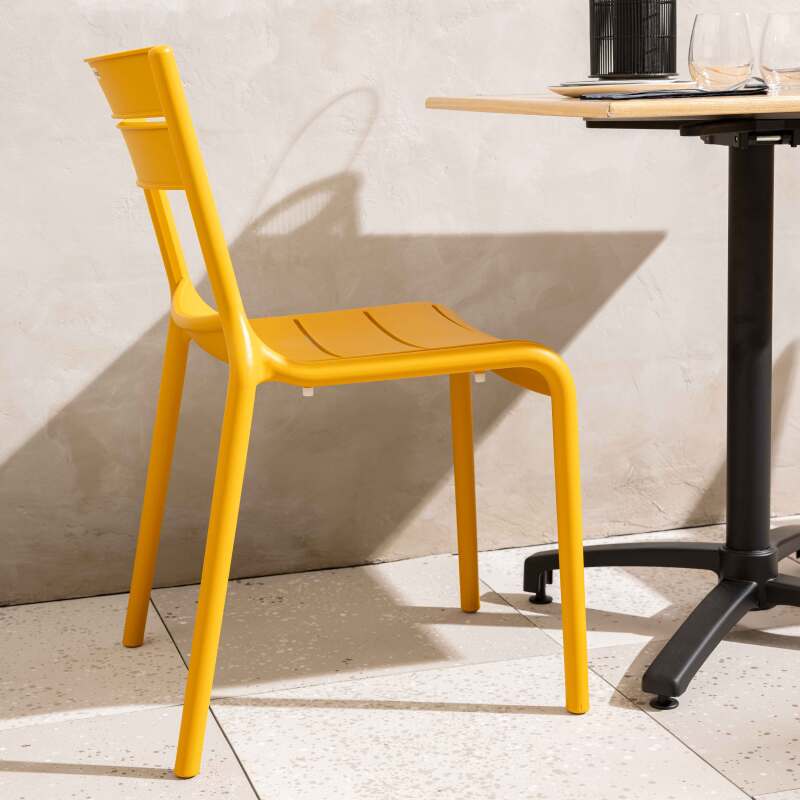 Chaises de jardin en plastique - Lot de 4 (3/7)