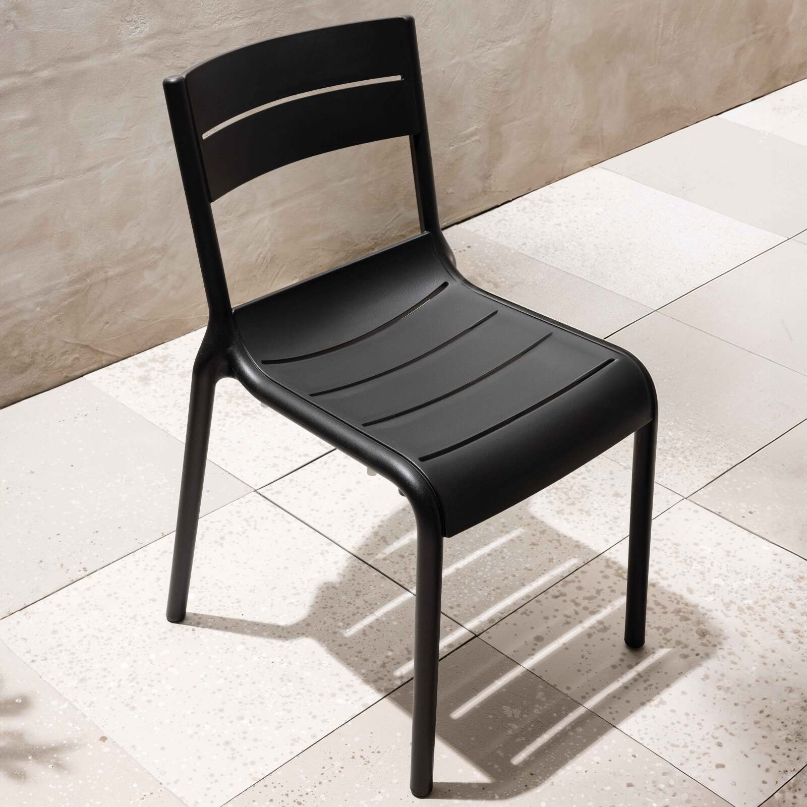 Chaises de jardin en plastique - Lot de 4
