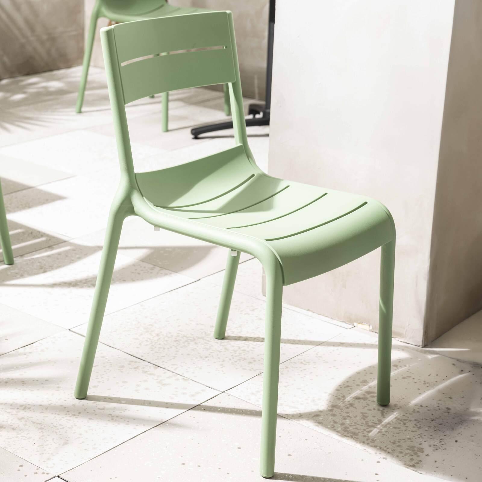 Chaises de jardin en plastique - Lot de 4