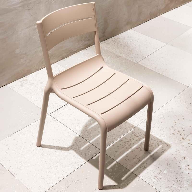 Chaises de jardin en plastique - Lot de 4