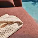 Bain de soleil avec coussin inclinable