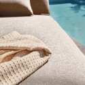 Bain de soleil avec coussin inclinable