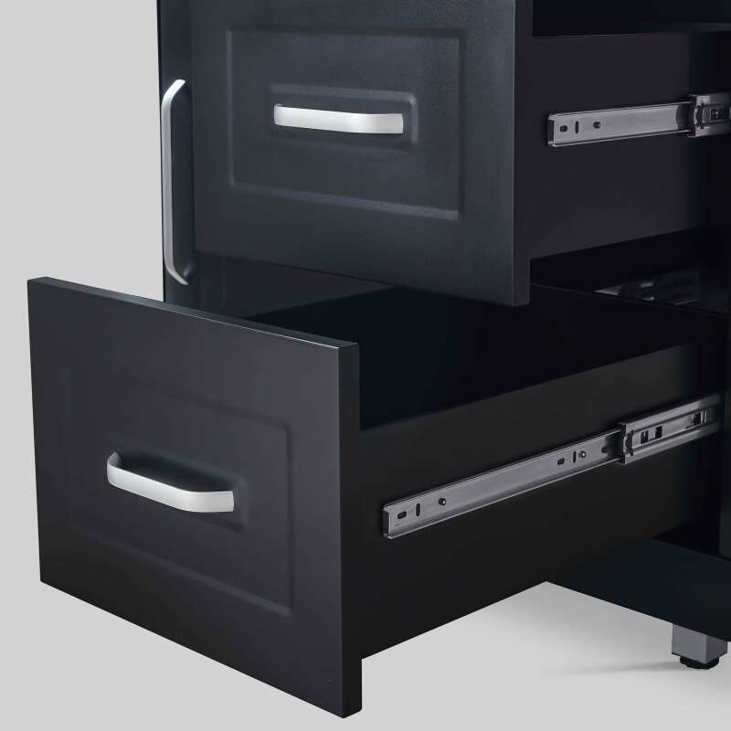 Cuisine d'extérieur acier 3 éléments avec barbecue