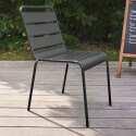 Chaise de jardin en métal