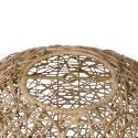 Suspension ronde en rotin naturel