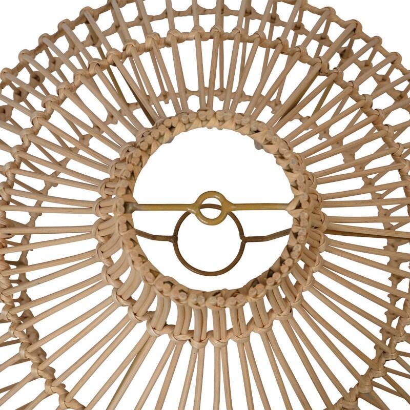 Suspension conique en rotin naturel