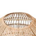 Abat-jour conique en rotin naturel