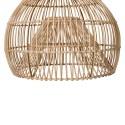 Suspension ronde en rotin naturel