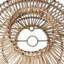 Suspension ronde en rotin naturel