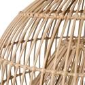 Suspension ronde en rotin naturel