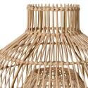 Suspension ronde en rotin naturel