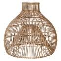 Suspension ronde en rotin naturel